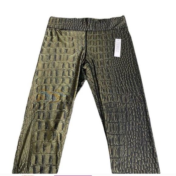 New with tags leggings terez size xs in the green print - Picture 2 of 2